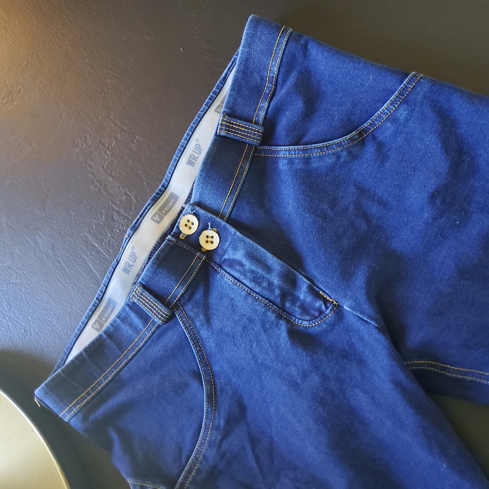Freddy Blue Jeggings with Smooth Finish